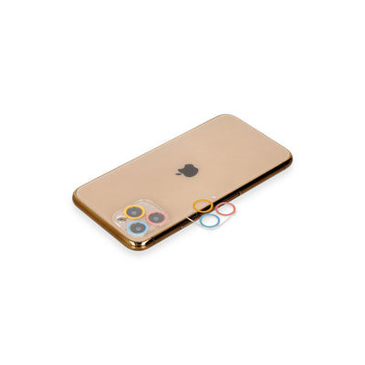 Newface iPhone 11 Pro Max Renkli Kamera Lens Koruma Cam