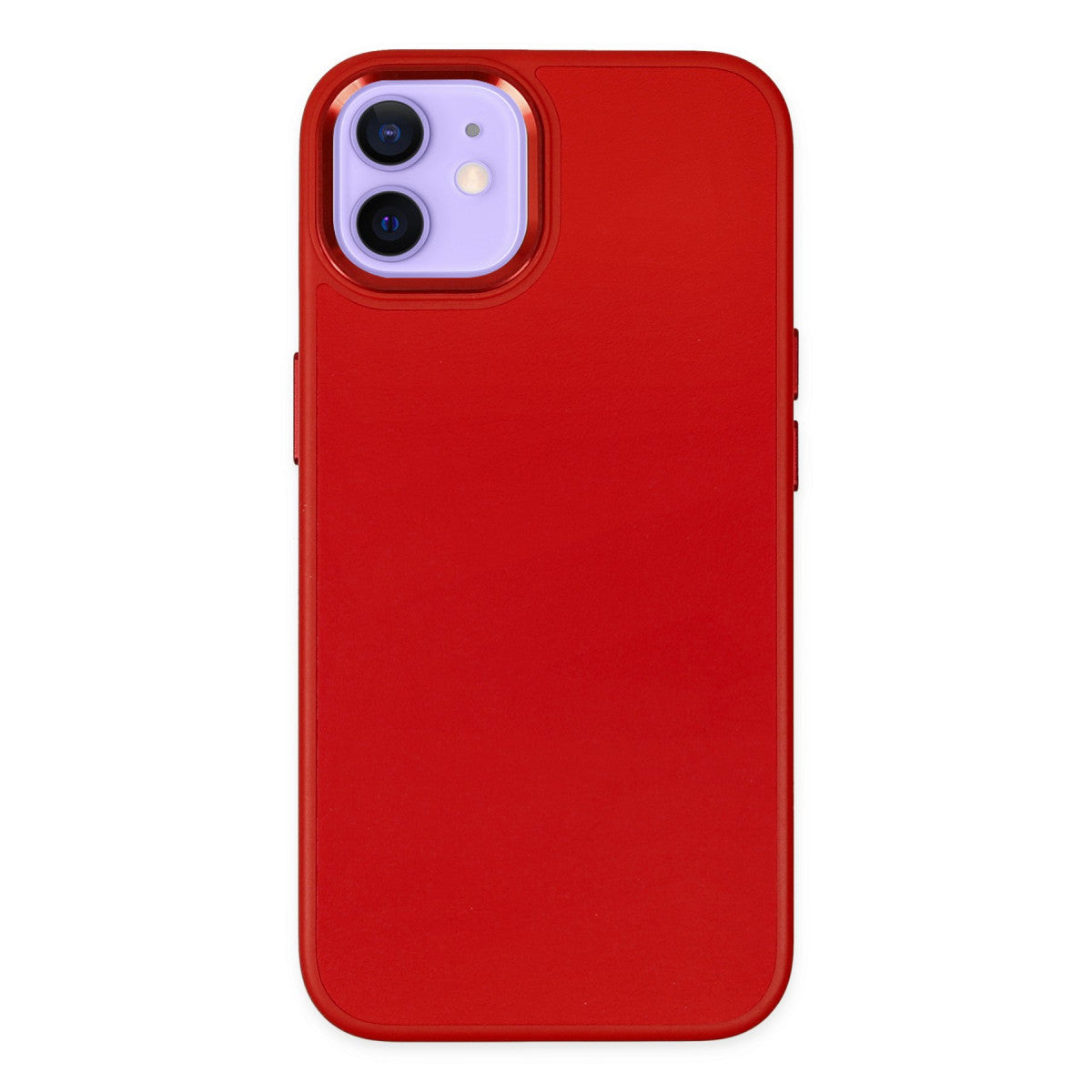 Newface iPhone 12 Kılıf Asya Deri Silikon