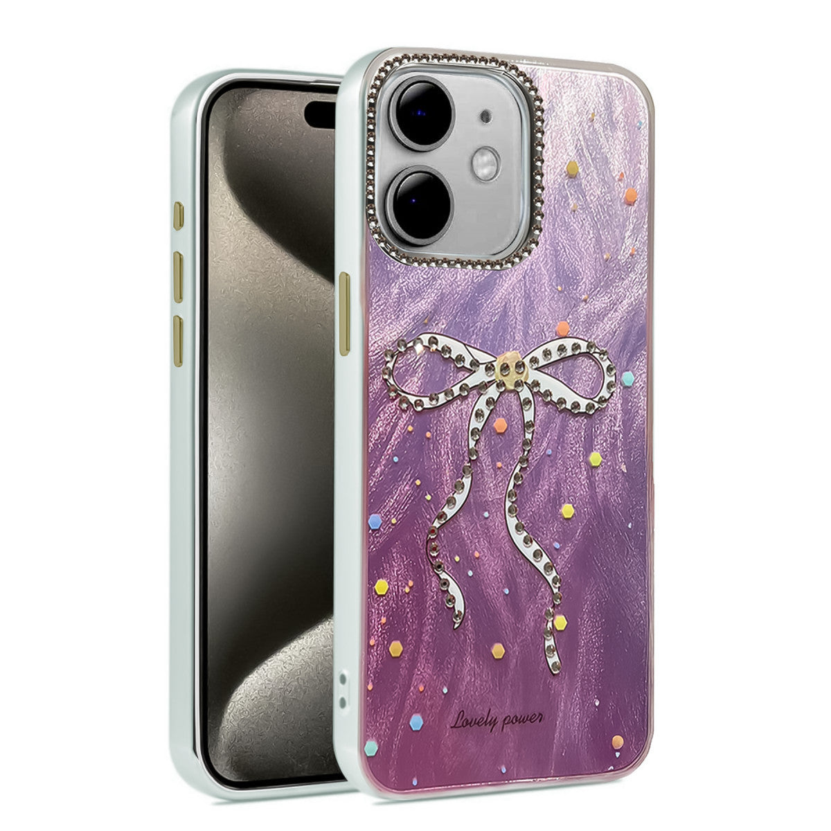 Newface iPhone 12 Kılıf Blade Aynalı Desenli Kapak