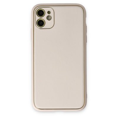 Newface iPhone 12 Kılıf Coco Deri Silikon Kapak
