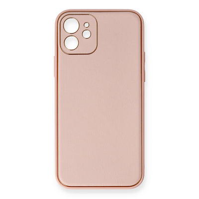 Newface iPhone 12 Kılıf Coco Deri Silikon Kapak