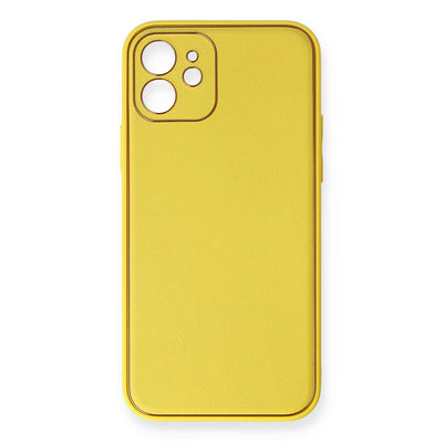 Newface iPhone 12 Kılıf Coco Deri Silikon Kapak