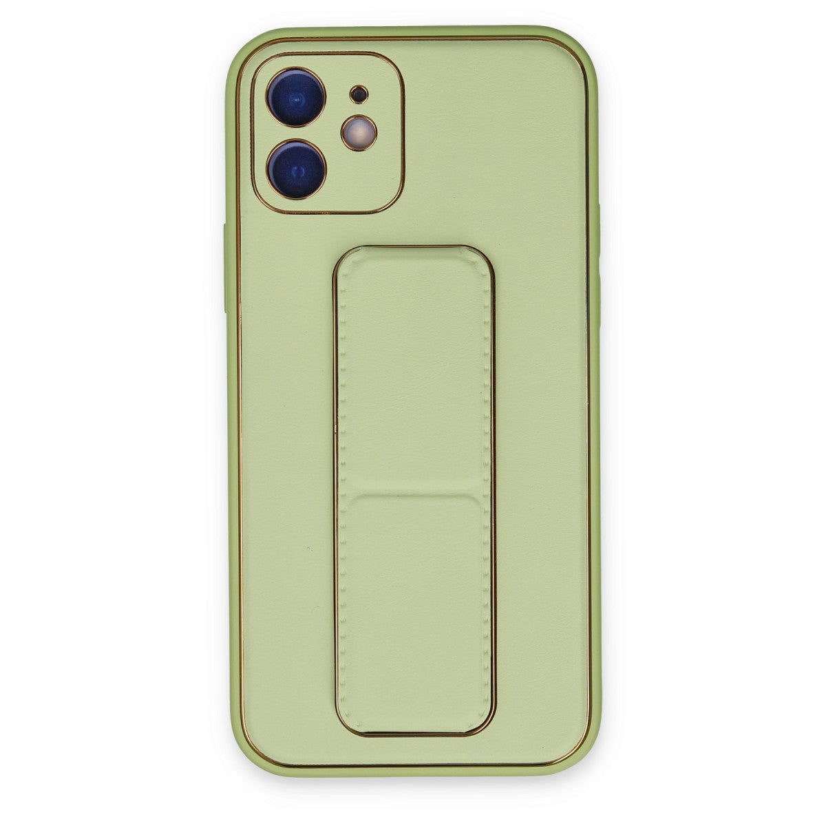 Newface iPhone 12 Kılıf Coco Deri Standlı Kapak