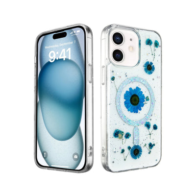 Newface iPhone 12 Kılıf Daisy Simli Magsafe Kapak