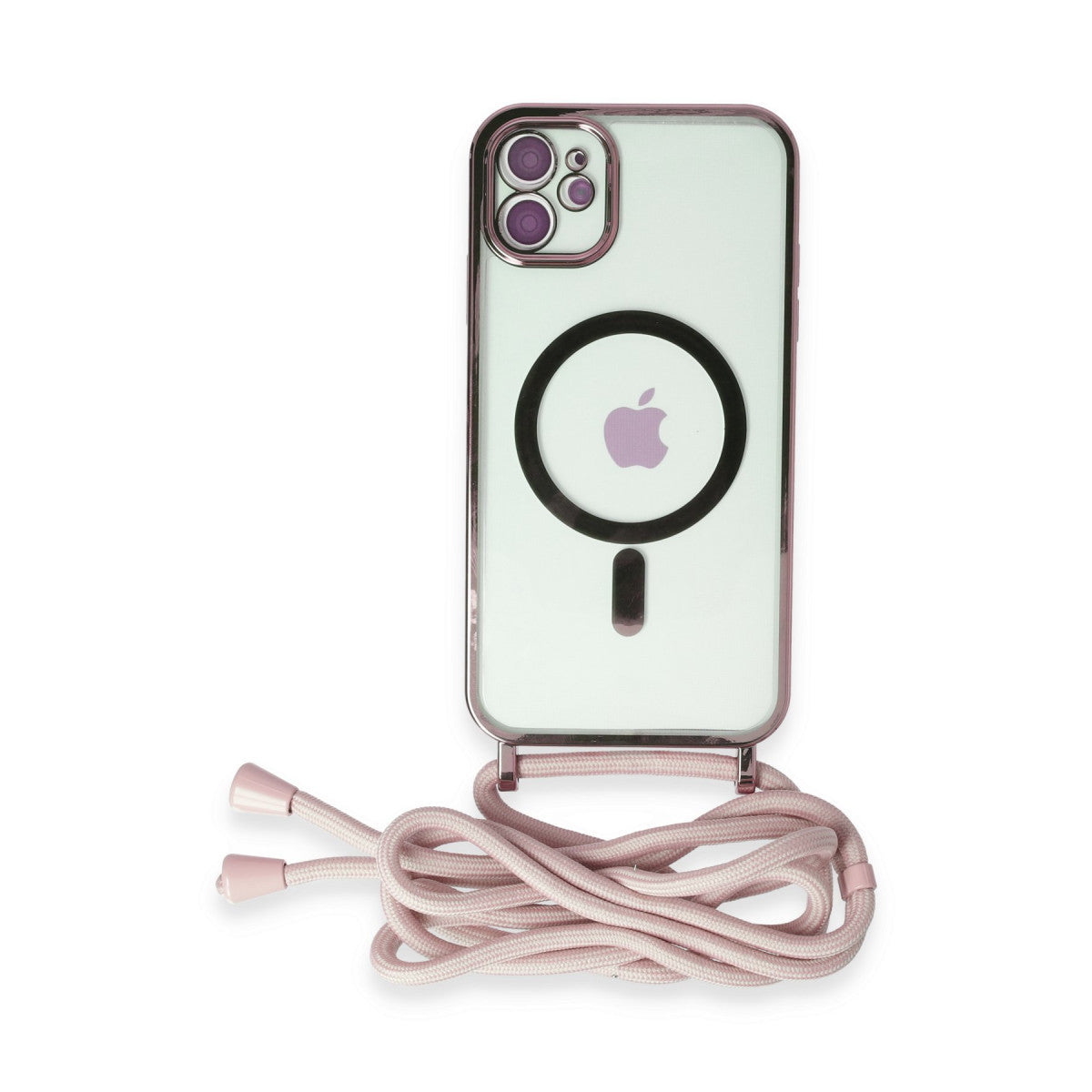 Newface iPhone 12 Kılıf Divo Lazer Askılı Magsafe Kapak