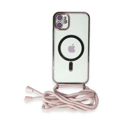 Newface iPhone 12 Kılıf Divo Lazer Askılı Magsafe Kapak
