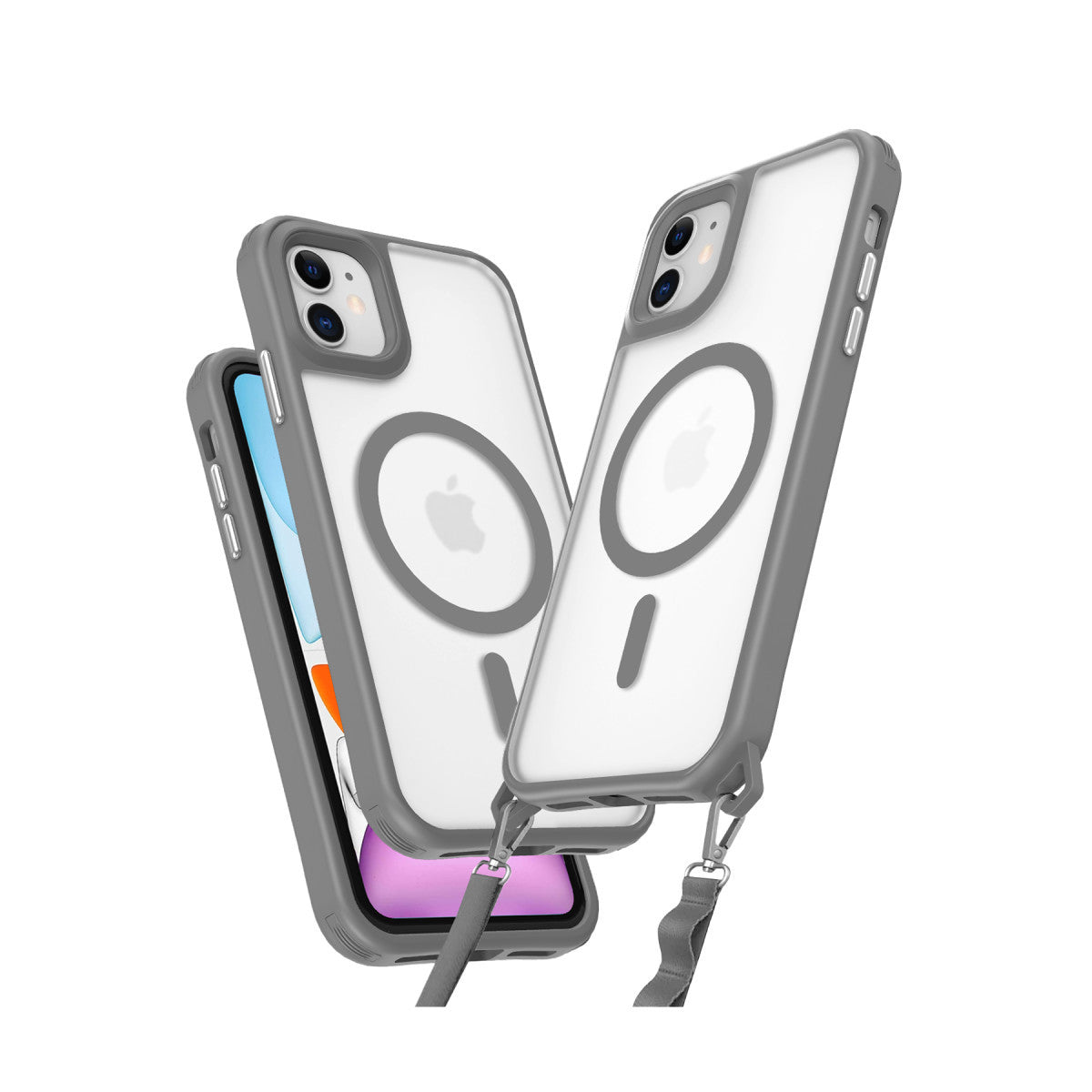 Newface iPhone 12 Kılıf Enka Magsafe Silikon Kılıf