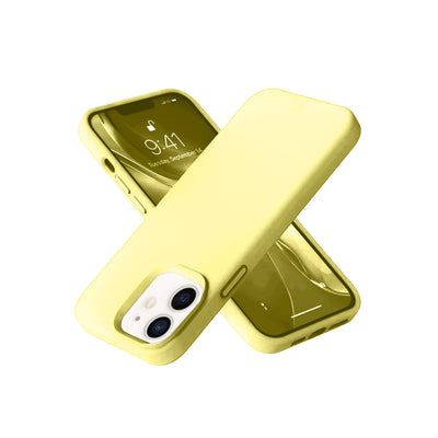 Newface iPhone 12 Kılıf Nano içi Kadife Silikon- Siyah