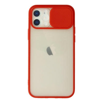 Newface iPhone 12 Kılıf Palm Buzlu Kamera Sürgülü Silikon