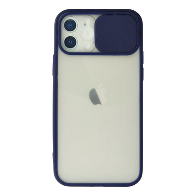 Newface iPhone 12 Kılıf Palm Buzlu Kamera Sürgülü Silikon