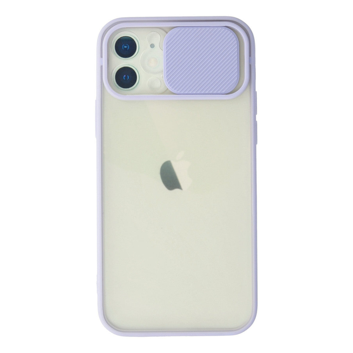 Newface iPhone 12 Kılıf Palm Buzlu Kamera Sürgülü Silikon