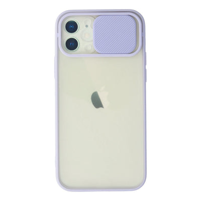 Newface iPhone 12 Kılıf Palm Buzlu Kamera Sürgülü Silikon