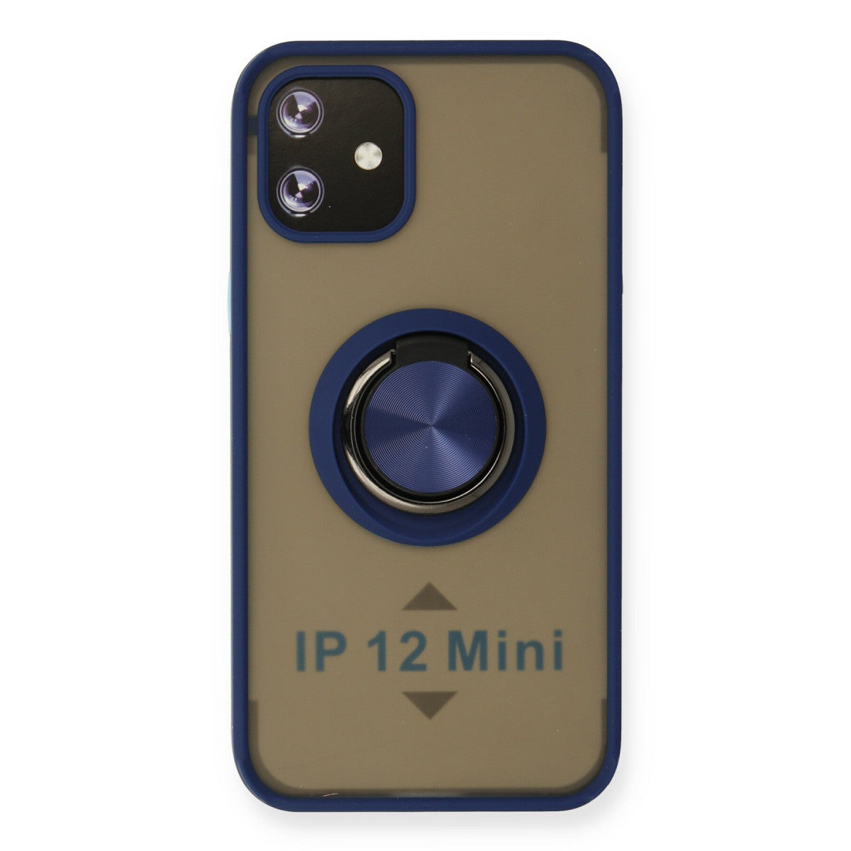 Newface iPhone 12 Mini Kılıf Montreal Yüzüklü Silikon Kapak