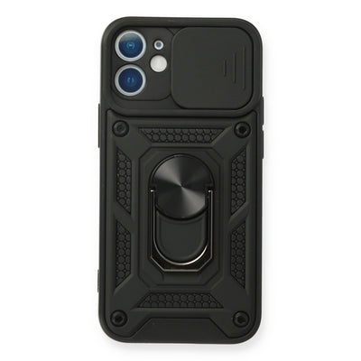 Newface iPhone 12 Mini Kılıf Pars Lens Yüzüklü Silikon