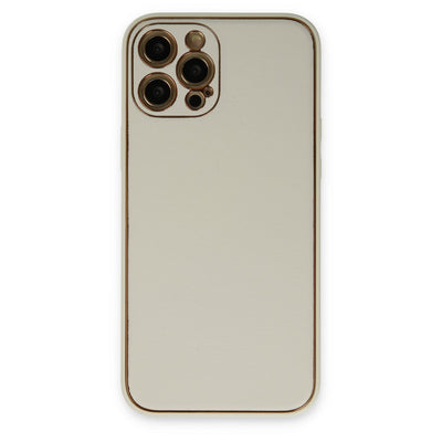 Newface iPhone 12 Pro Kılıf Coco Deri Silikon Kapak