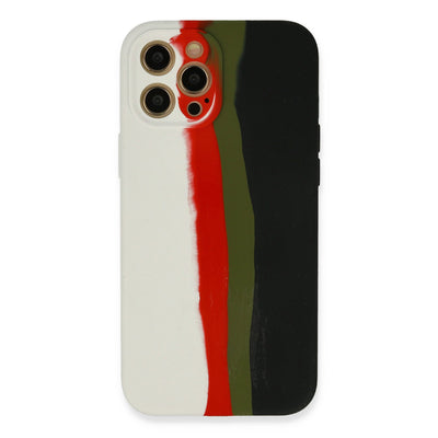 Newface iPhone 12 Pro Kılıf Ebruli Lansman Silikon