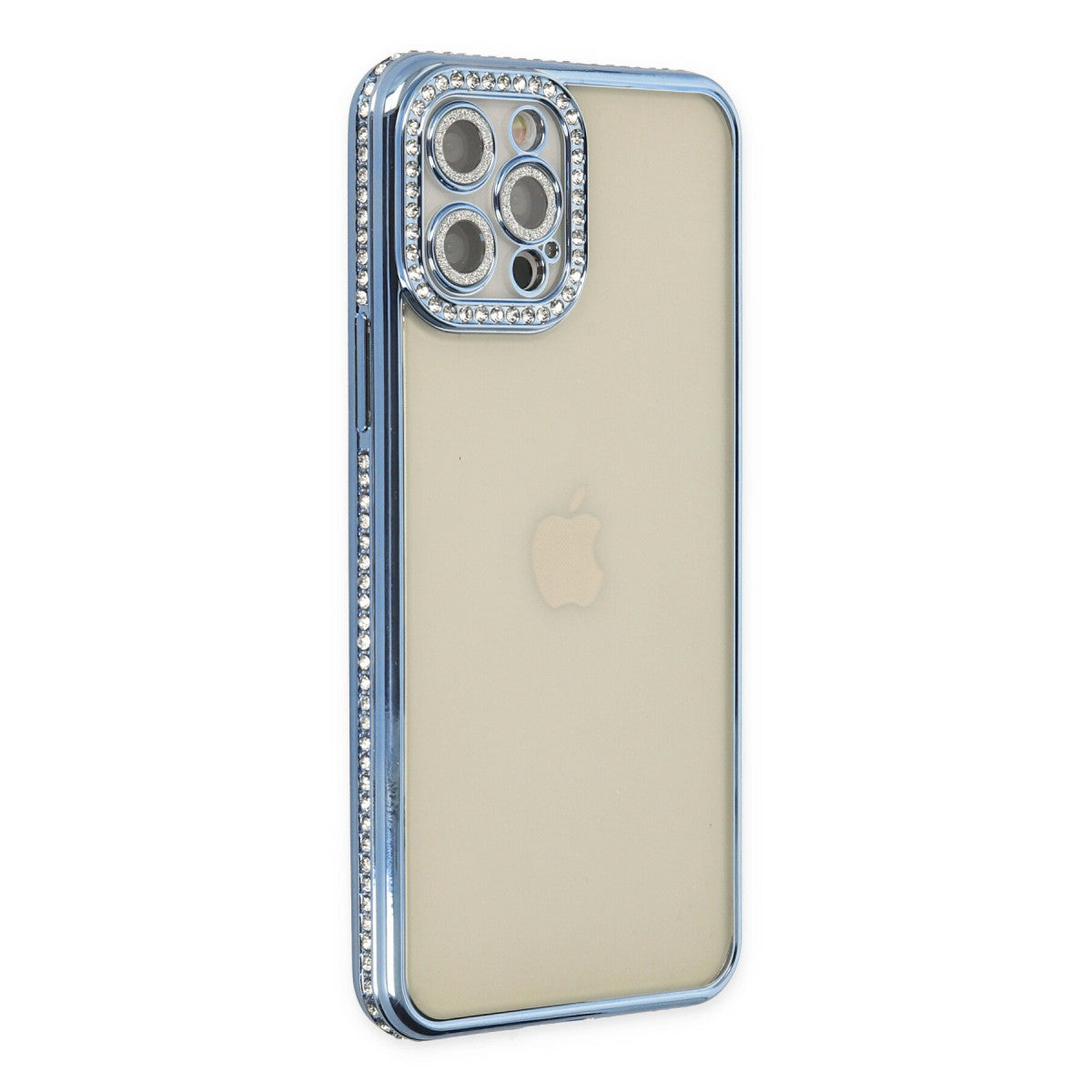 Newface iPhone 12 Pro Kılıf Joke Taşlı Silikon