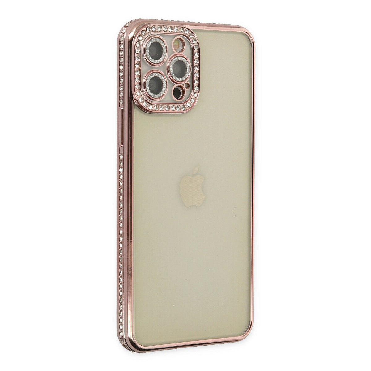 Newface iPhone 12 Pro Kılıf Joke Taşlı Silikon
