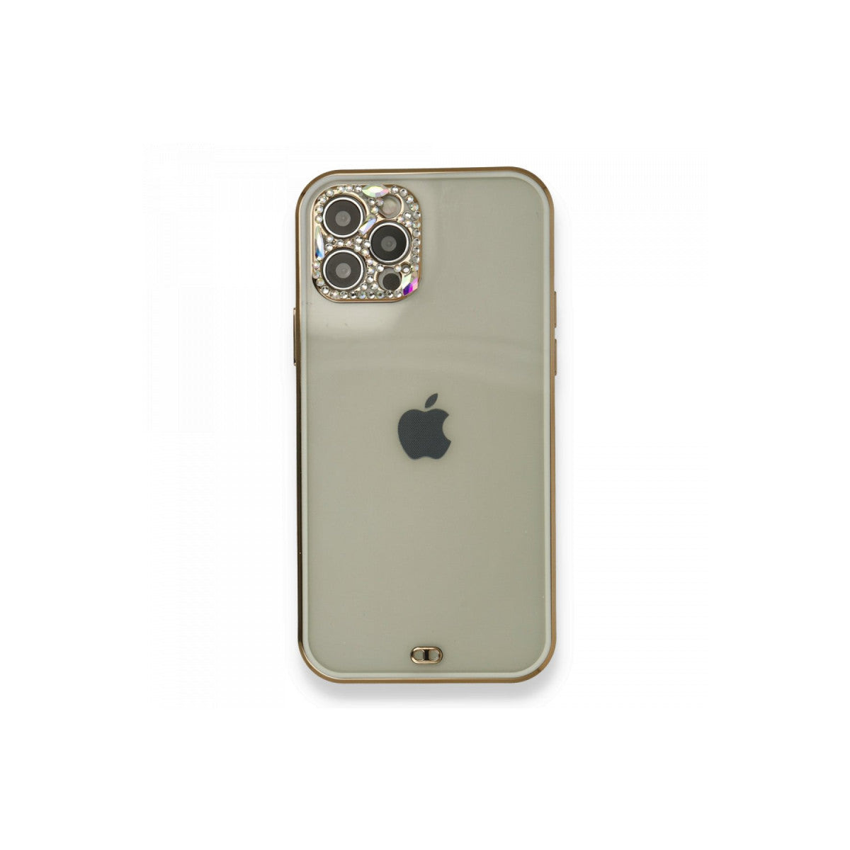 Newface iPhone 12 Pro Kılıf Liva Taşlı Silikon
