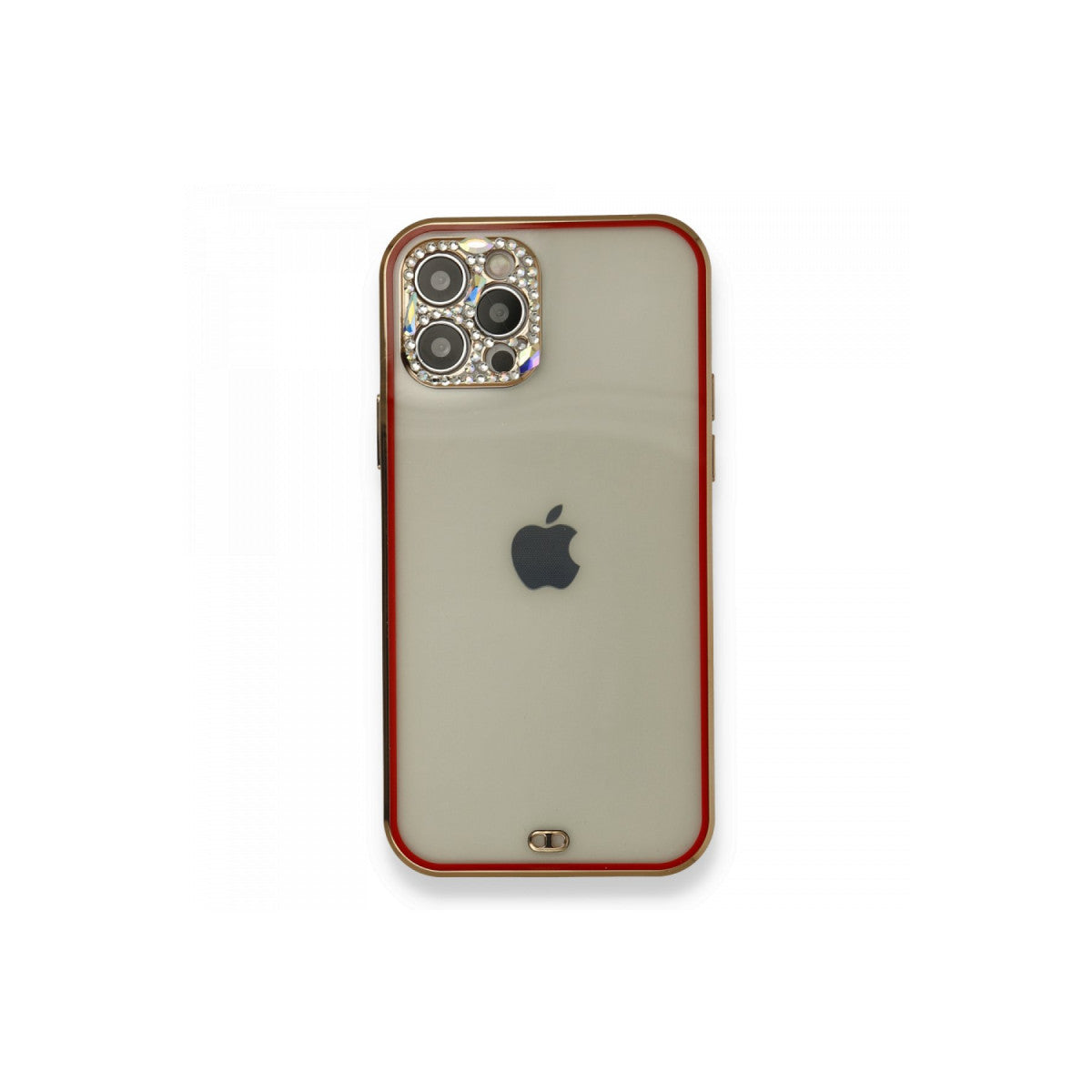 Newface iPhone 12 Pro Kılıf Liva Taşlı Silikon