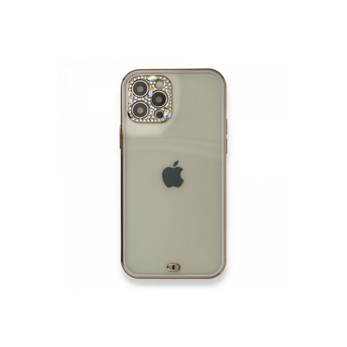 Newface iPhone 12 Pro Kılıf Liva Taşlı Silikon