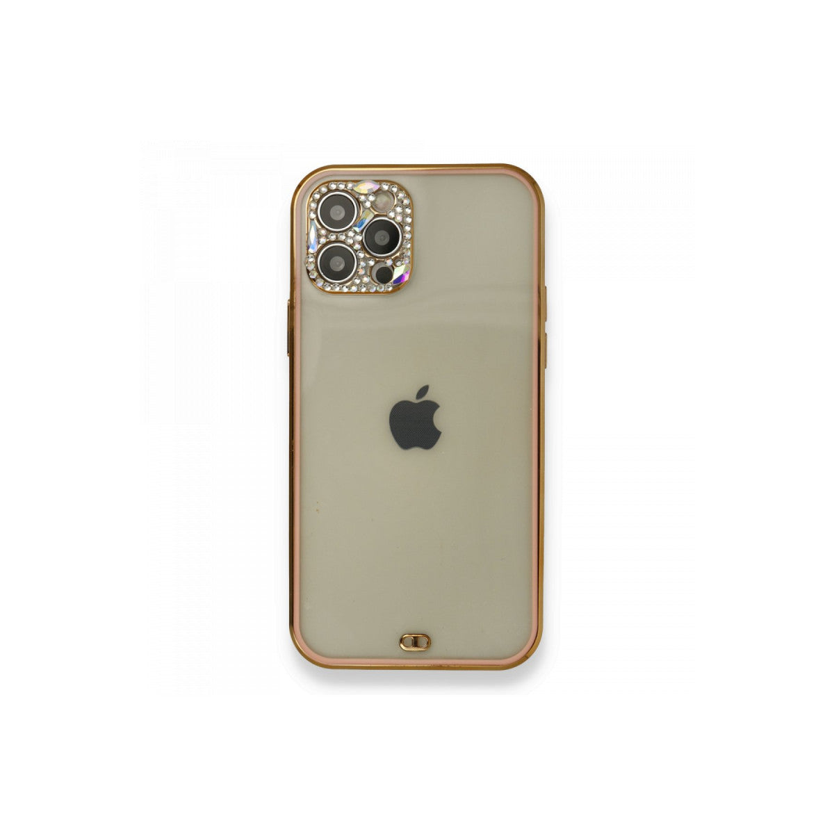 Newface iPhone 12 Pro Kılıf Liva Taşlı Silikon
