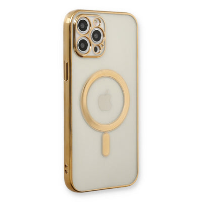 Newface iPhone 12 Pro Kılıf Magneticsafe Lazer Silikon