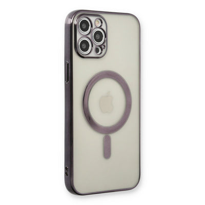 Newface iPhone 12 Pro Kılıf Magneticsafe Lazer Silikon