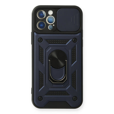 Newface iPhone 12 Pro Kılıf Pars Lens Yüzüklü Silikon