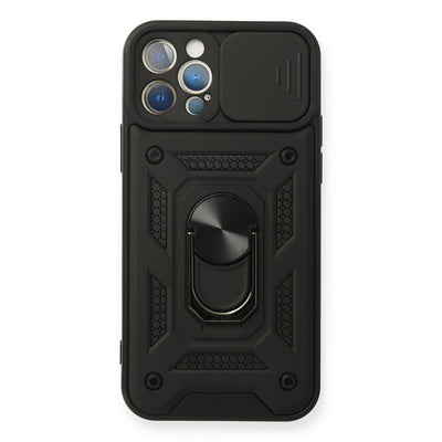 Newface iPhone 12 Pro Kılıf Pars Lens Yüzüklü Silikon