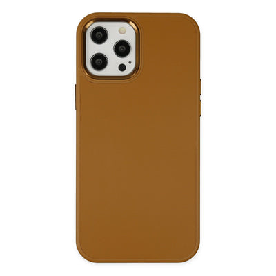 Newface iPhone 12 Pro Max Kılıf Asya Deri Silikon