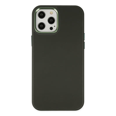 Newface iPhone 12 Pro Max Kılıf Asya Deri Silikon