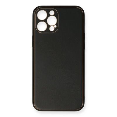 Newface iPhone 12 Pro Max Kılıf Coco Deri Silikon Kapak