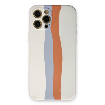 Newface iPhone 12 Pro Max Kılıf Ebruli Lansman Silikon