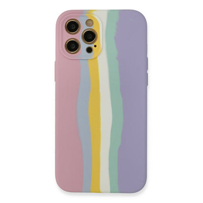 Newface iPhone 12 Pro Max Kılıf Ebruli Lansman Silikon