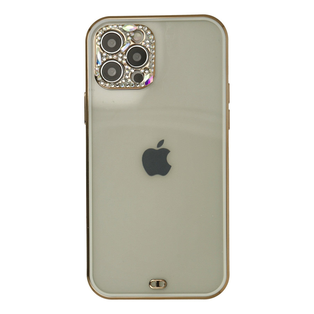 Newface iPhone 12 Pro Max Kılıf Liva Taşlı Silikon