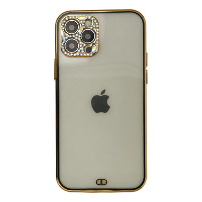 Newface iPhone 12 Pro Max Kılıf Liva Taşlı Silikon