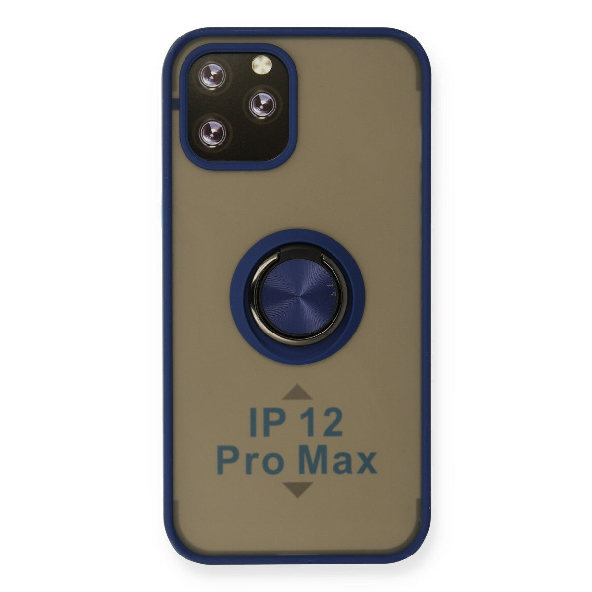Newface iPhone 12 Pro Max Kılıf Montreal Yüzüklü Silikon Kapak