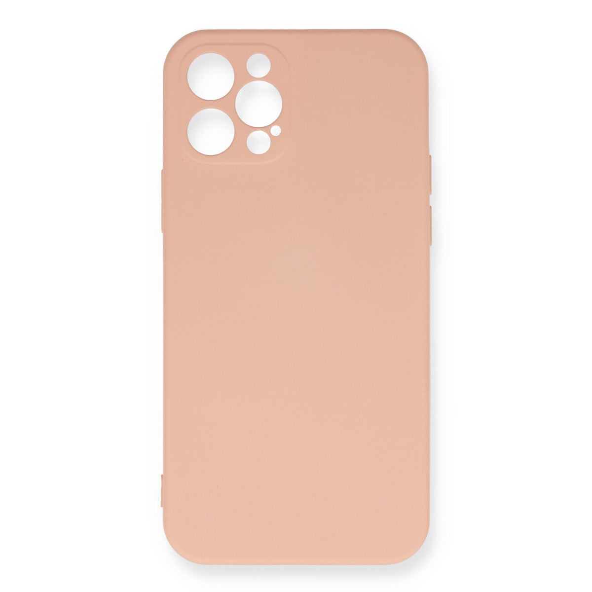 Newface iPhone 12 Pro Max Kılıf Nano içi Kadife Silikon- Kırmızı