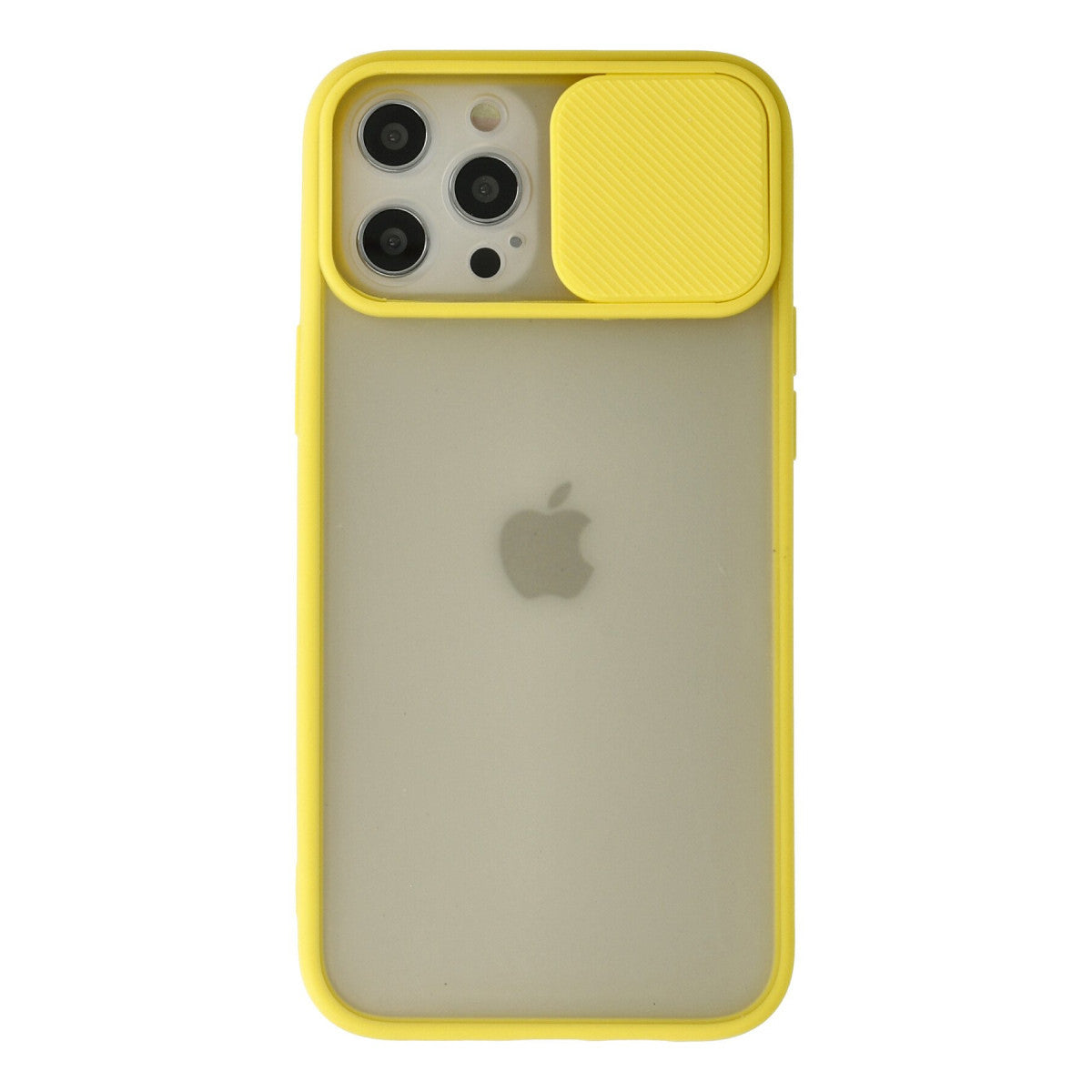 Newface iPhone 12 Pro Max Kılıf Palm Buzlu Kamera Sürgülü Silikon