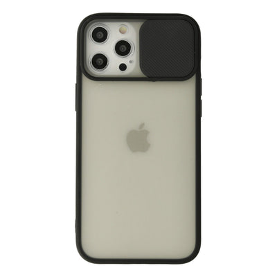 Newface iPhone 12 Pro Max Kılıf Palm Buzlu Kamera Sürgülü Silikon