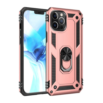Newface iPhone 12 Pro Max Kılıf Sofya Yüzüklü Silikon Kapak