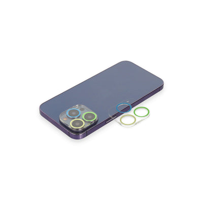 Newface iPhone 12 Pro Renkli Kamera Lens Koruma Cam