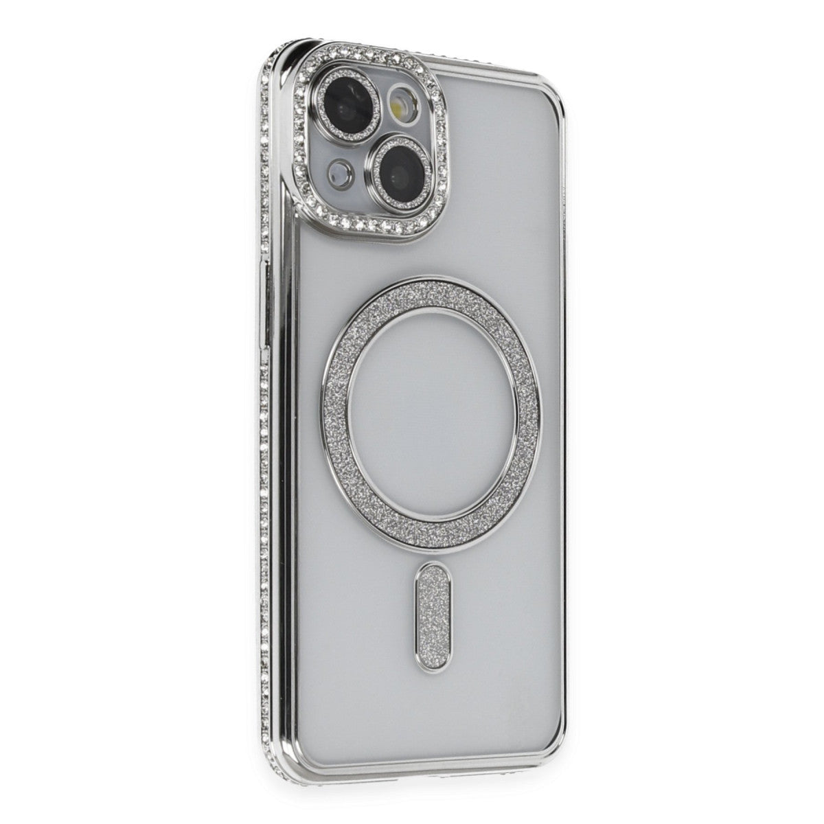 Newface iPhone 13 Kılıf Joke Simli Magneticsafe Kılıf