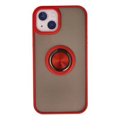 Newface iPhone 13 Kılıf Montreal Yüzüklü Silikon Kapak
