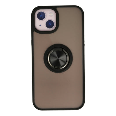 Newface iPhone 13 Kılıf Montreal Yüzüklü Silikon Kapak