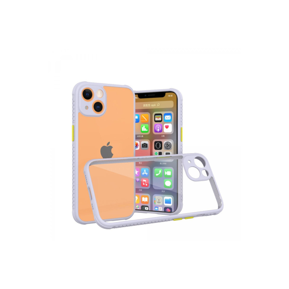 Newface iPhone 13 Mini Kılıf Miami Şeffaf Silikon
