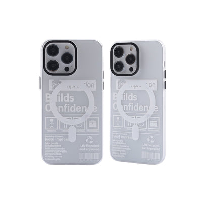 Newface iPhone 13 Pro Kılıf Apollo Magneticsafe Desenli Kapak - Apollo Siyah