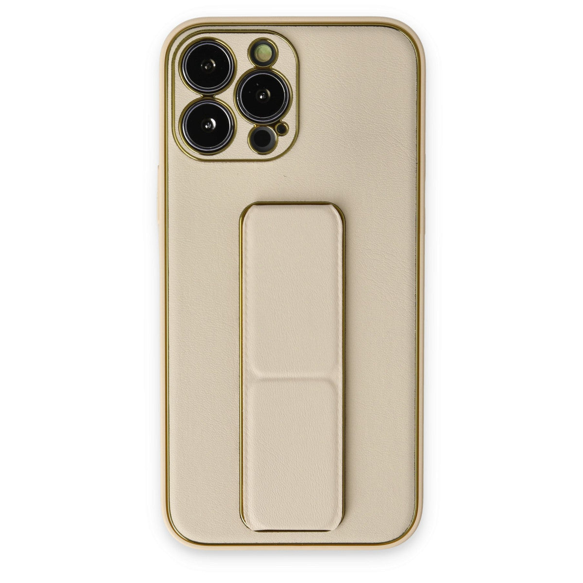 Newface iPhone 13 Pro Kılıf Coco Deri Standlı Kapak