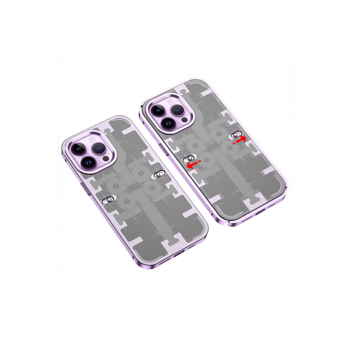 Newface iPhone 13 Pro Kılıf Mekanik Bumper Kapak